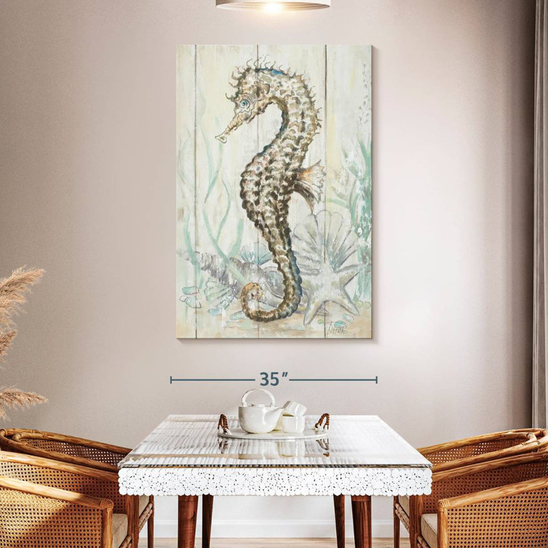 Hippocampe antique Brampt II, H 51 po x l 34 po