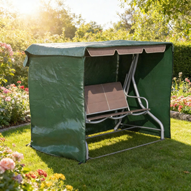Housse imperméable pour balançoire d'extérieur, housse de balançoire de patio 3 places