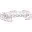  Outdoor Sofa Set 10 Pcs Solid Acacia Wood Garden Lounge Patio Seating