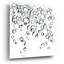 Art mural en verre Ivy Bronx «Blue Bubbles 3» par Chris Paschke-1250720159