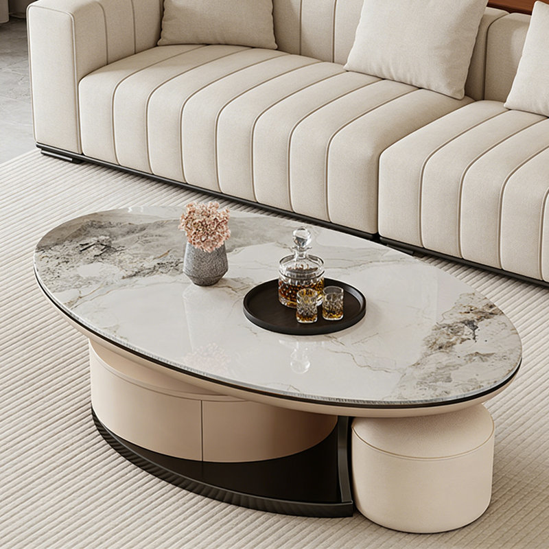 Benedetti, H 16,5 po x L 47,2 po x l 27,6 po, Blanc / Gris, Gris foncé