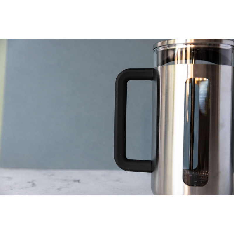 Pisa 1L Cafetiere, Silver