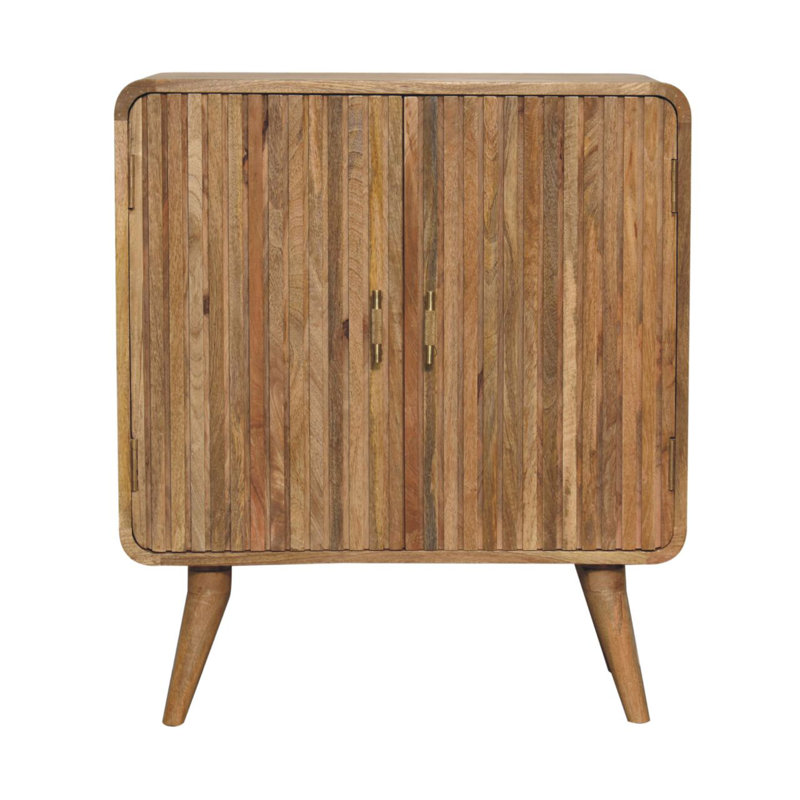 Felippe Solid Wood Rectangle Accent Cabinet