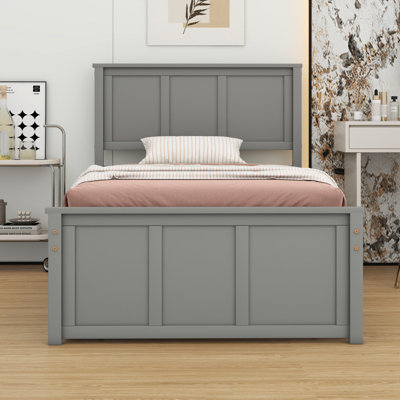 Platform Bed With Trundle Bed