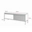 YASUMI two-door TV cabinet, matte black-182851275