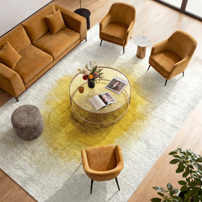 Abstract Recycled P.E.T Jacquard Indoor / Outdoor Area Rug, Rectangle 240 x 340 cm