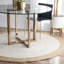 Tapis blanc cassé en jute tissé à la machine avec bordure Palermo-21729184