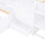 Lit mezzanine simple blanc et lit plateforme avec 7 tiroirs de rangement pratiques et garde-corps complets - Vos proches-222024811