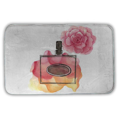 Sweet fragrance Bath Mat with Non-Slip Backing - Quick Dry Memory Foam Bathroom Rug - Absorbent - Modern Plush Spa-Style - Machine Washable