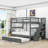 Gular Kids Full Over Full Bunk Bed with Trundle with Drawers-1525292692