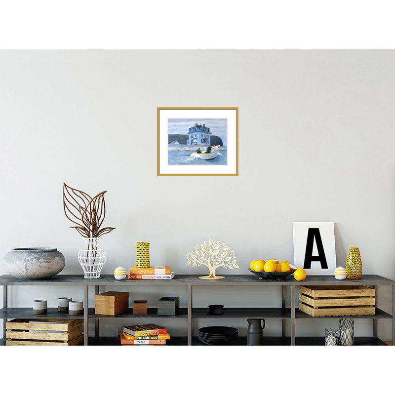 «The Bootleggers» par Edward Hopper, impression giclée sur cadre, H 17,75 po x l 20,92 po