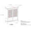 Carlyssa 58" Storage Cabinet with Sliding Glass Doors