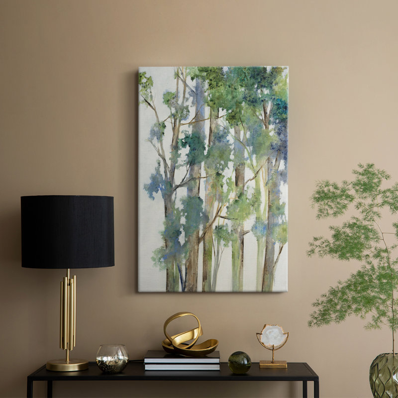 Vent dans les arbres - Cavas enveloppés de galerie, H 48 po x l 32 po
