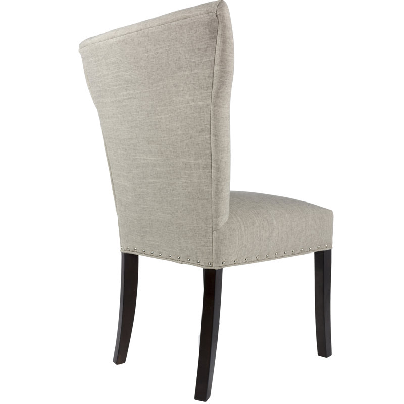 Chaise parsons rembourrée en lin Canonbury Carleton, Chameau