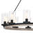 Philadelphia 12 - Light Dimmable Wagon Wheel Foyer Chandelier with Hand Blown Glass Accents-2045999880