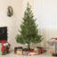 Arbre de Noël artificiel 6 pi, cèdre réaliste clairsemé avec 1933 pointes, assemblage facile, arbre de Noël à charnières pour les vacances de bureau à domicile, vert-107091562