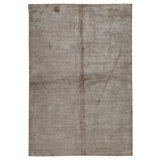 Hand Knotted Area Rug in Beige