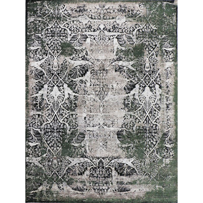 Hand Knotted Floral Indoor Rug