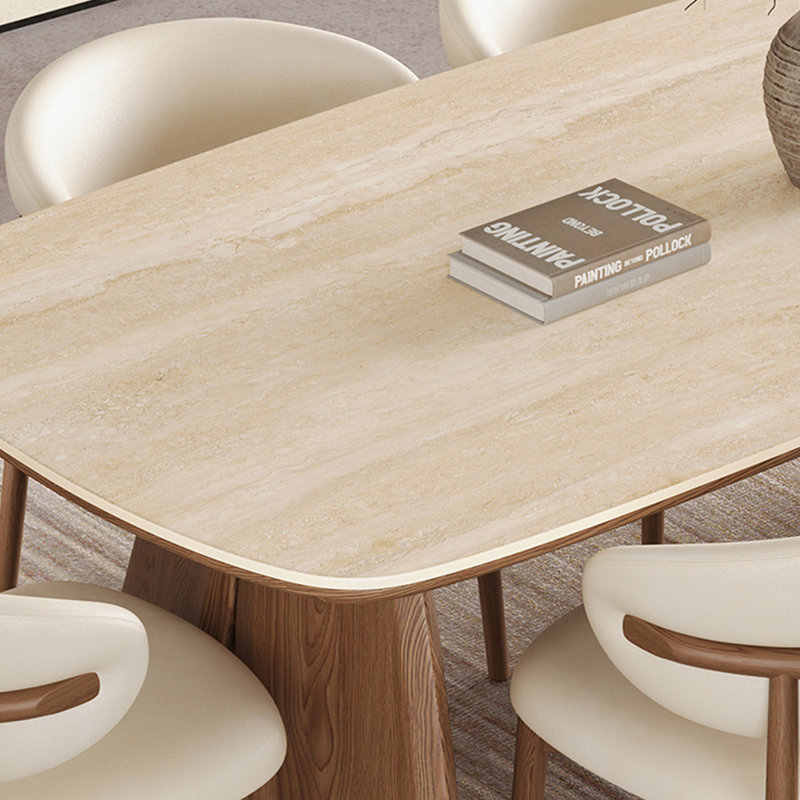 Petite table de roche en pierre, H 29,52 po x L 59,05 po x l 31,49 po