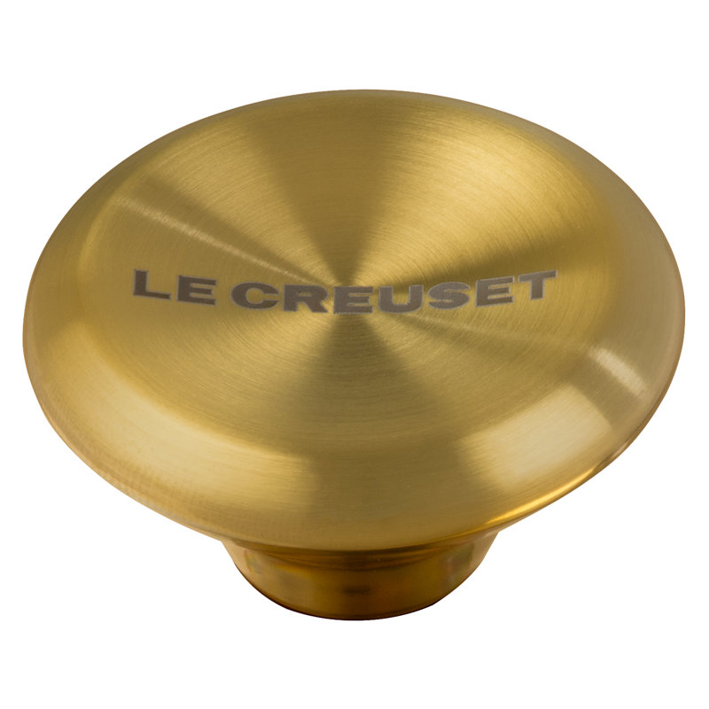 Signature Stainless Steel Knob, Gold, 1.8" W