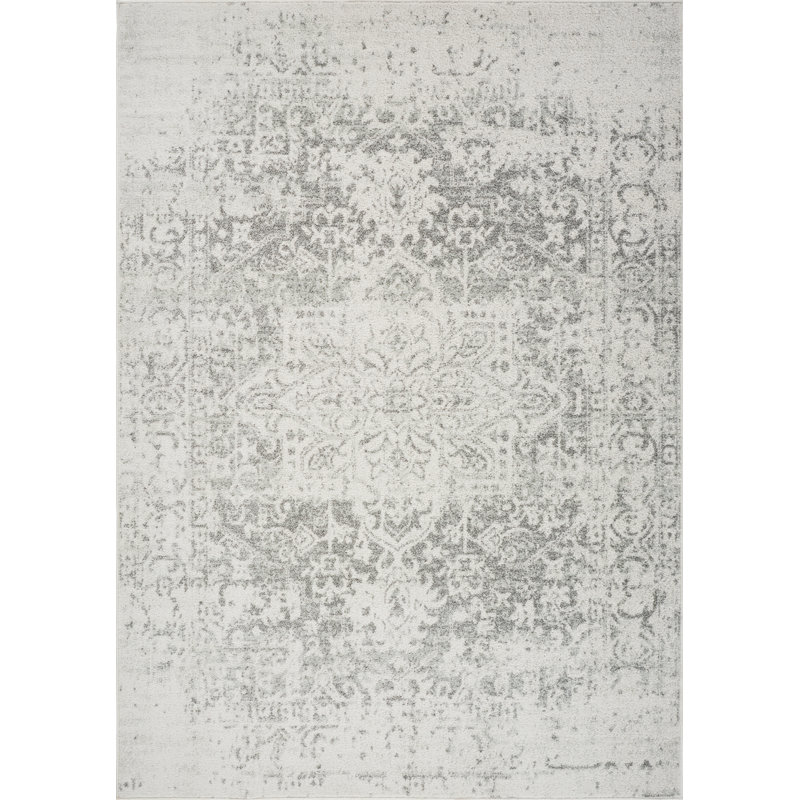 Brambach Power Loom Light Grey/Beige Rug, Rectangle 160 x 220cm