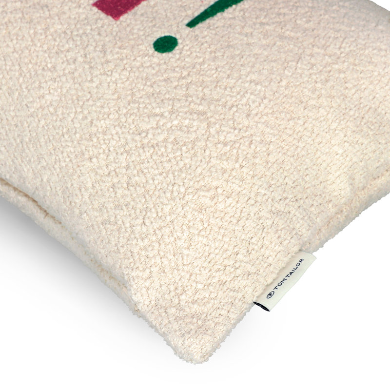 White Rectangular Throw Cushion Cover