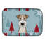 Tapis de séchage terrier en fil de noël winter