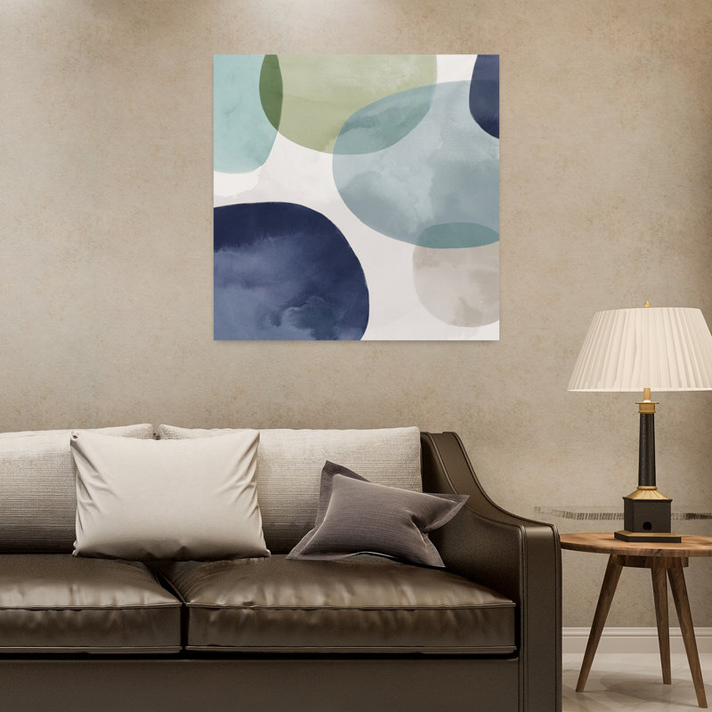 Art mural contemporain abstrait abstrait, H 32 po x l 32 po