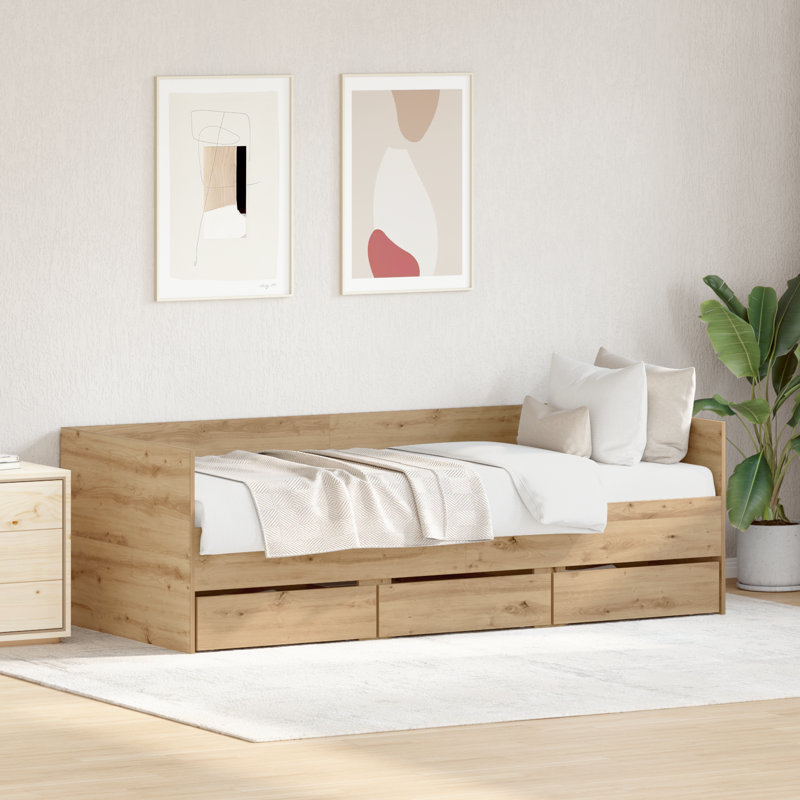 Daybed, Artisan Oak, European Single (90 x 200 cm)