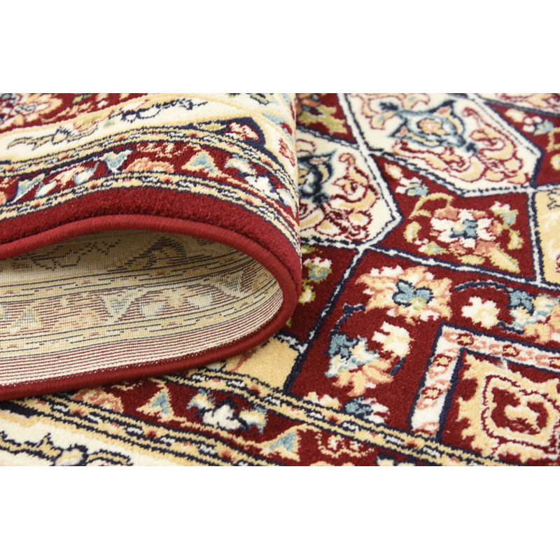 Tapis bordeaux Jackson, Rectangle 5 pi 3 po x 8 pi