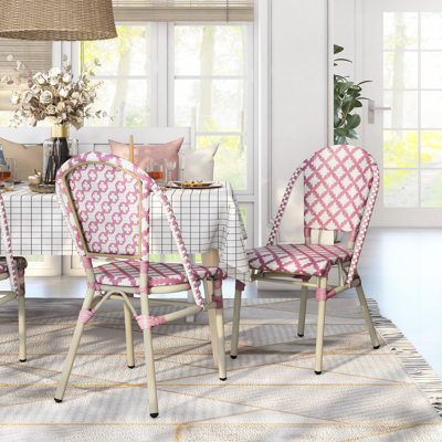 Mitcham Wicker Outdoor Dining Side Chairs