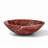 17" Rosso Levanto Stone Vessel Sink, Solid Natural Marble Hand-carved Bathroom Basin With Polished Surface