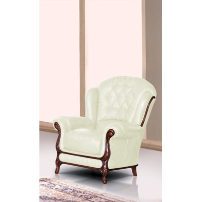 Breedlove Faux Leather Armchair