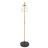 Menahan Metal Floor Lamp with Glass Globe Shade
