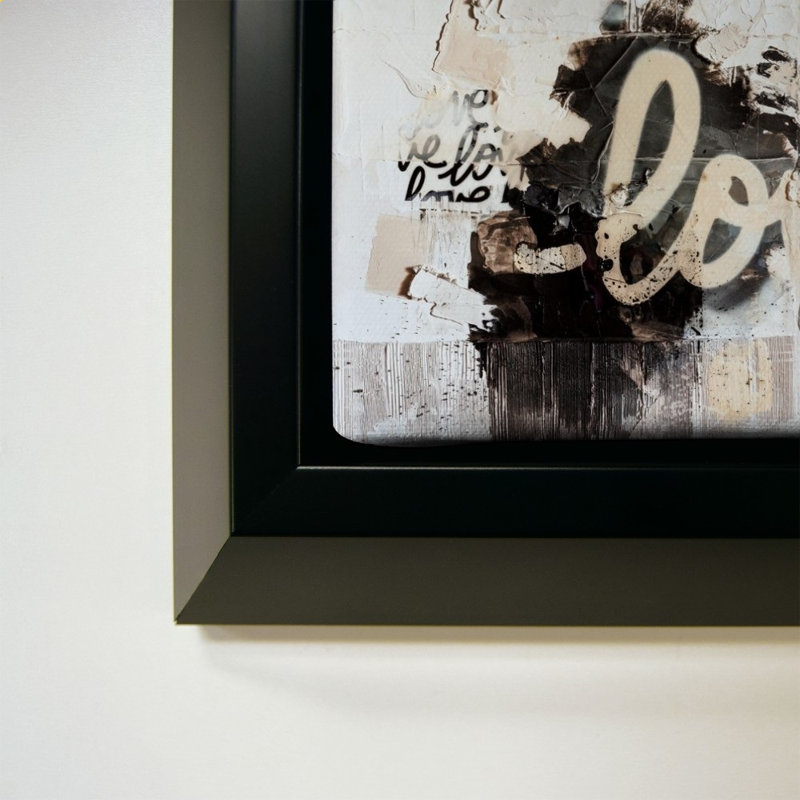 «Almost in Love» par Kent Youngstrom - impression sur toile, 24" H x 24" W, Black