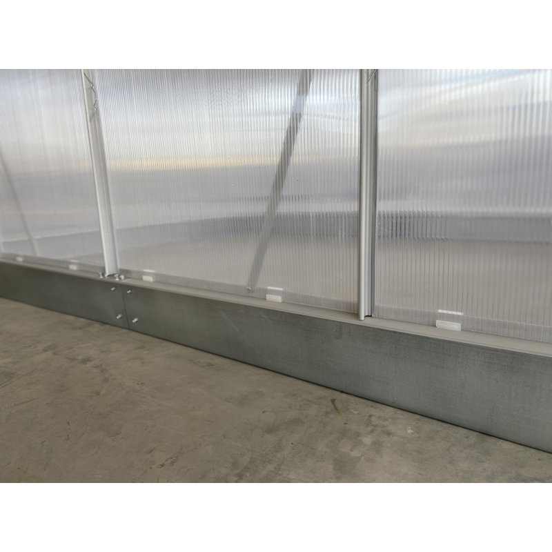 Serre d'extérieur en aluminium, ensemble de serre de jardin en polycarbonate