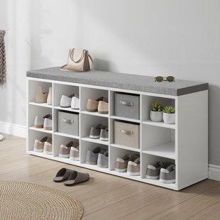 Jurina 15 Pair Shoe Storage Bench