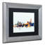 «Manchester Skyline Blue», impression encadrée-17771021-68810110-39926914