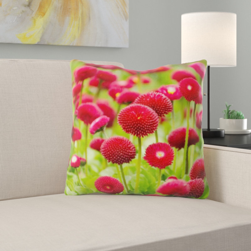 Coussin décoratif fleur