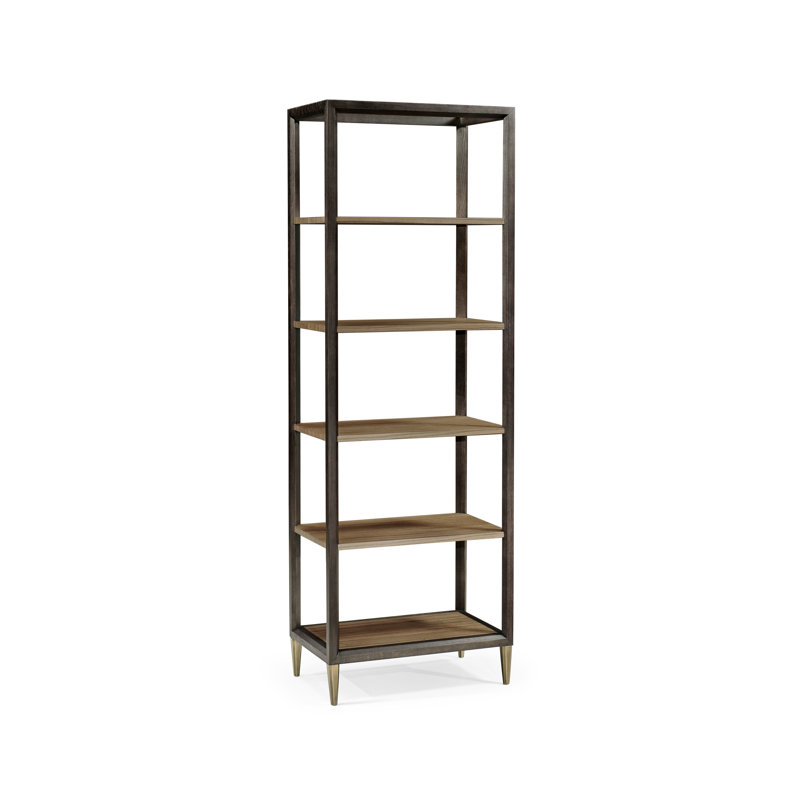 Hamilton Solid Wood Etagere Bookcase