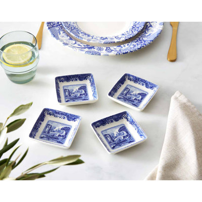 Classic Blue Italian - Square Dishes 