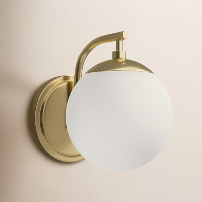 Mystic Single Frosted Dimmable Vanity Light