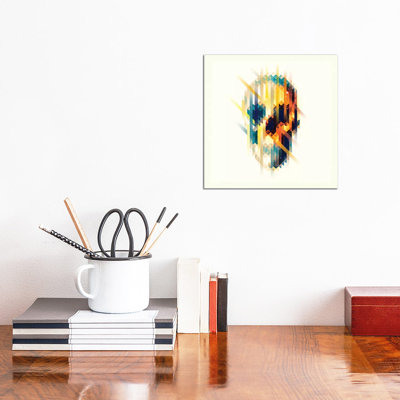 Lava Skull by Ali Gulec - Wrapped Canvas Print