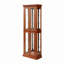 Curio Cabinet Lighted Curio Diapaly Cabinet With Adjustable Shelves And Mirrored Back Panel, Tempered Glass Doors (6 Tier), (E26 Light Bulb Not Included)-2169126
