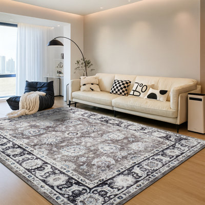 Vintage Oriental Area Rug – Living Room Large Rug for Cozy and Stylish Spaces