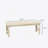 Backless Slatted Bench,Wood Outdoor Bench-1874548338