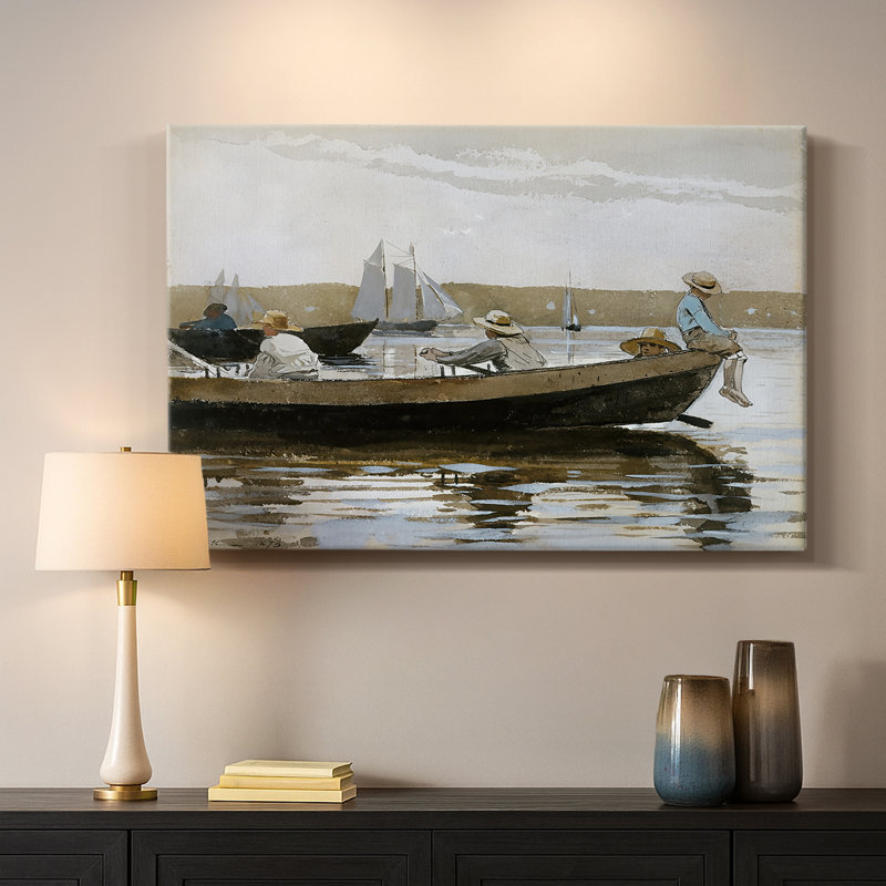 Garçons dans une toile tendue Dory-Winslow Homer-Gallery-1873, 24 x 36