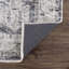 Tapis oriental gris lavable à la machine Valdes-1122347387