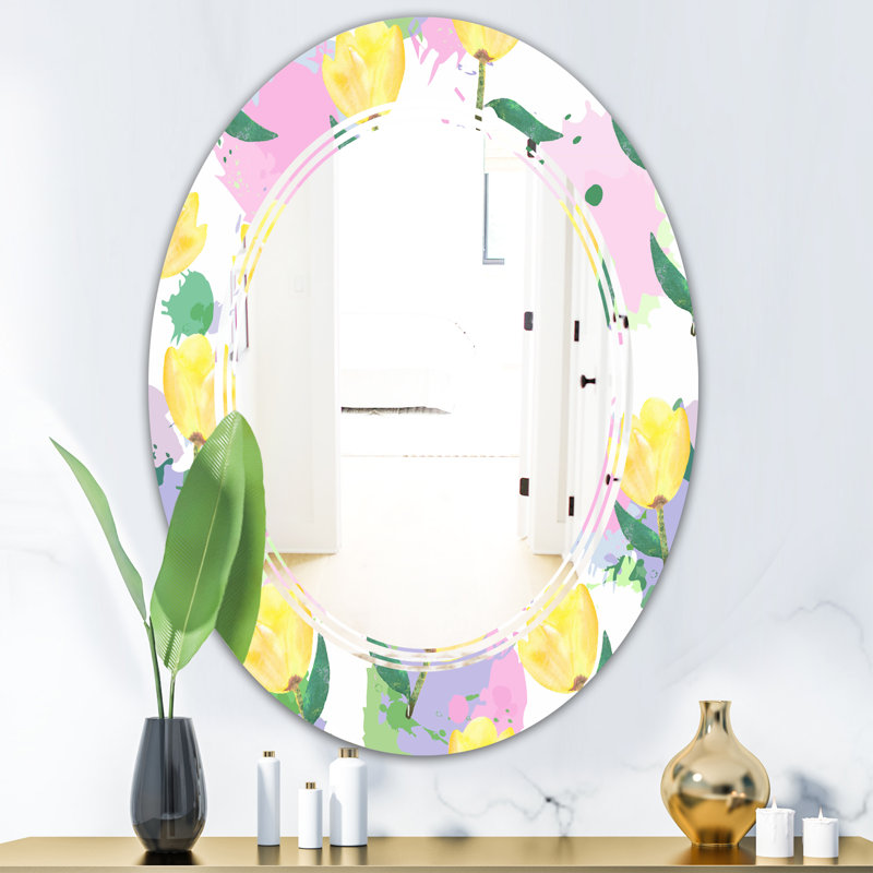 Miroir mural Triple C Floral Cottage Americana, H 31,5 po x l 23,7 po