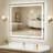 LED Bathroom Mirror with Lights, Lighted Vanity Mirrors for Bathroom with Anti-Fog, Dimmable, 3 Colors, Wall Mounted & 3-Year Warranty-930514026